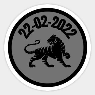 22-02-2022 Year of th Tiger Sticker